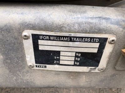 Ifor Williams Tandem Axle 2700 Kg Plant Trailer - 7