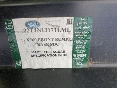 Qty of Landrover Jaguar Front Bumpers - 2