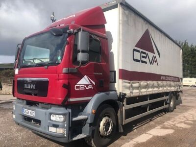 2014 MAN TGM 18-250 4x2 Curtainside Rigid