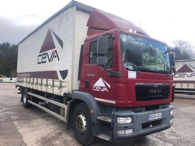 2014 MAN TGM 18-250 4x2 Curtainside Rigid