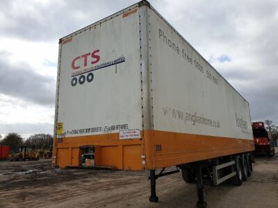 2003 General Triaxle Box Trailer