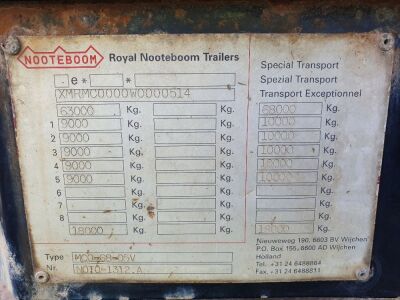 Nooteboom MC0-68-05V Extending 5 Axle Semi Low Loader - 2