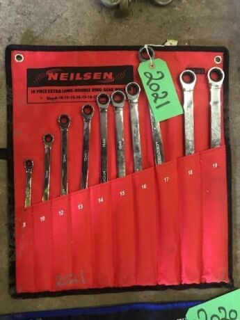 10pc Extra Long Ratchet and Ring Spanners