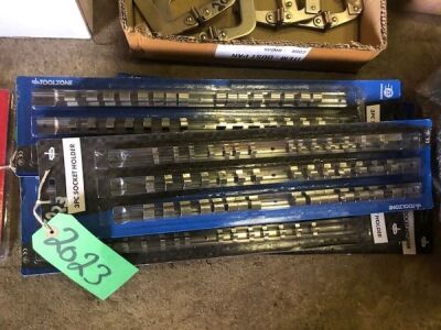 6 Packs of 3 Socket Rails