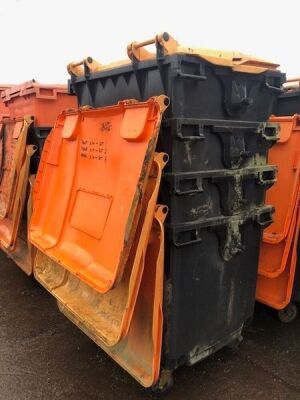 4 x Commercial Wheelie Bins 