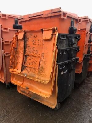 4 x Commercial Wheelie Bins 