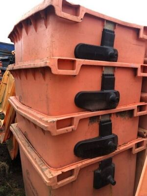 4 x Commercial Wheelie Bins