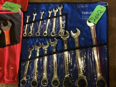 large Set Ratchet Spanners 8-32mm