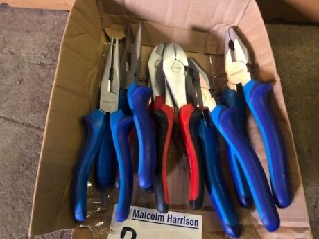 6 Pairs of Pliers