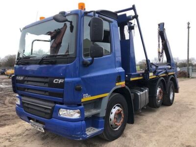 2013 DAF CF 75-310 6X2 Midlift Telescopic Skip Loader