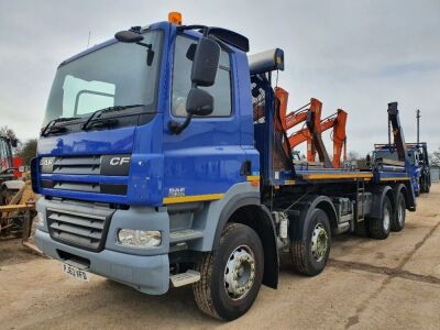 2013 DAF CF 85 360 8x4 Telescopic Skip Loader