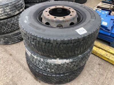 3 x 295/80 Tyres 
