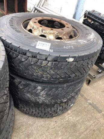 3 x 315/80 Tyres 