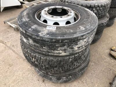 3 x 295/80 Tyres 