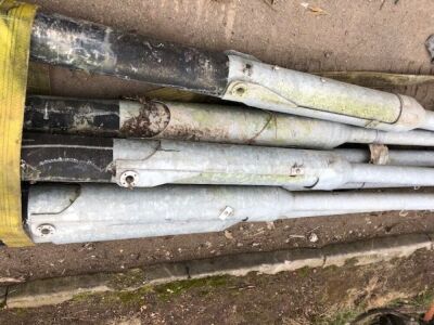 7 x Galvanised Floodlight Stanchions - 3