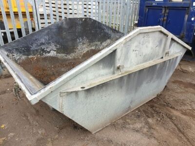 6yrd Galvanised Steel Skip 