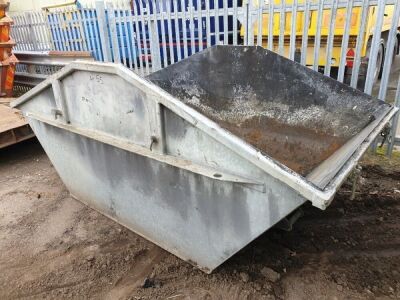 6yrd Galvanised Steel Skip  - 2