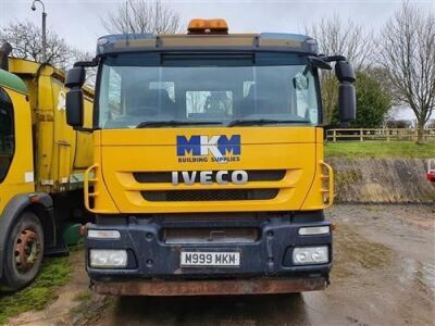 2012 Iveco Stralis 260 6x2 Rear Lift Crane Dropside Flat - 2