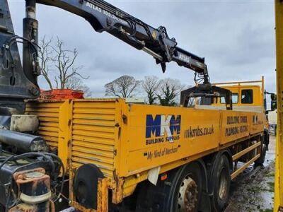 2012 Iveco Stralis 260 6x2 Rear Lift Crane Dropside Flat - 16