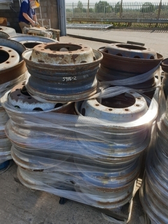 Qty of 14 Steel Wheel Rims