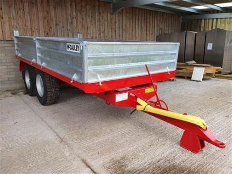 Unused 2021 McCauley A2DS10 12ton Drawbar Dropside Tipping Trailer