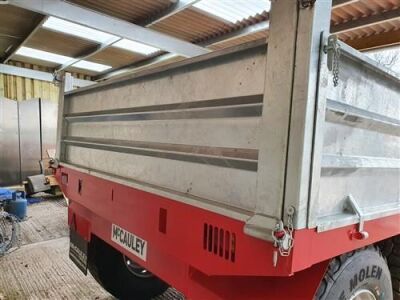 Unused 2021 McCauley A2DS10 12ton Drawbar Dropside Tipping Trailer - 6