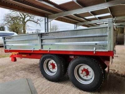 Unused 2021 McCauley A2DS10 12ton Drawbar Dropside Tipping Trailer - 9