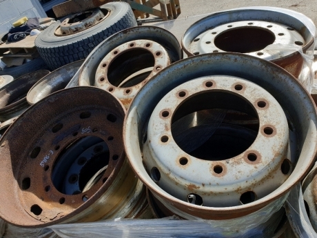 Qty of 12 Steel Trailer Rims