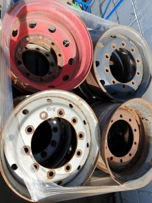 Qty of 8 Steel Truck Rims - 2