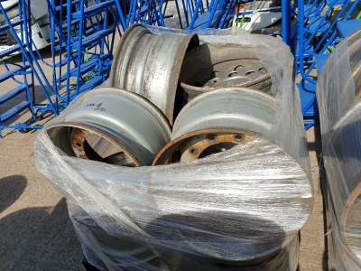 Qty of 10 Assorted Steel Rims