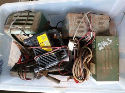 Box Of Battery Chargers