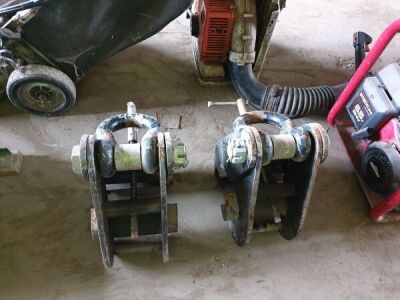 10 Tonne Beam Winching Clamp x 2 - 2