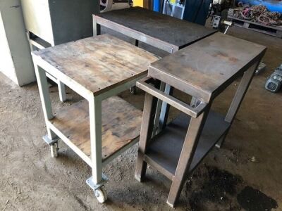 Qty of Filling Cabinets & 3 x Workshop Tables - 6