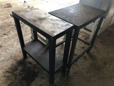 Qty of Filling Cabinets & 3 x Workshop Tables - 7