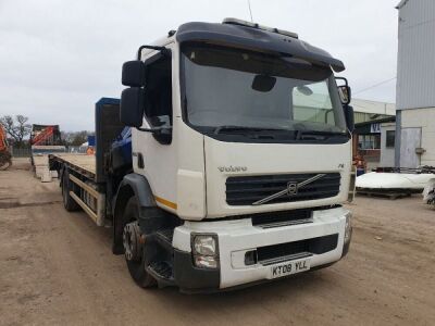 2008 Volvo FE280 6x2 Crane Cheesewedge Beavertail - 2
