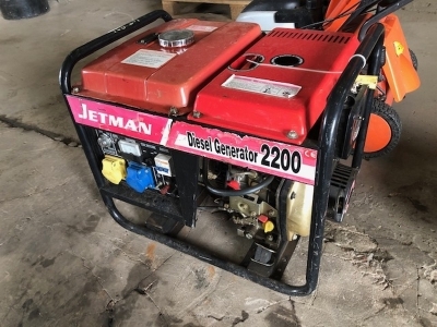 Jetman 2200 Portable Diesel Generator - 7
