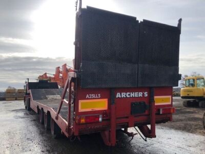 1990 Kerbaide SF800 Triaxle Fork Lift Trailer  - 4