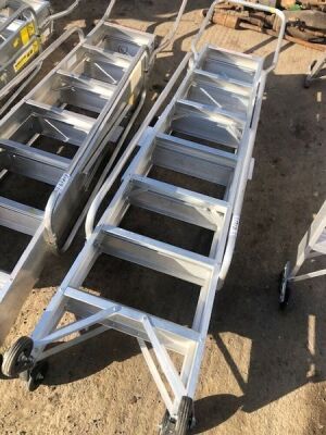 Aluminium A Frame Safety Step Ladders