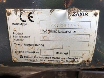 2012 Hitachi ZX130 LCN-3 Excavator - 17