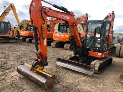 2015 Hitachi ZX48U-5ACLR Mini Digger  - 2