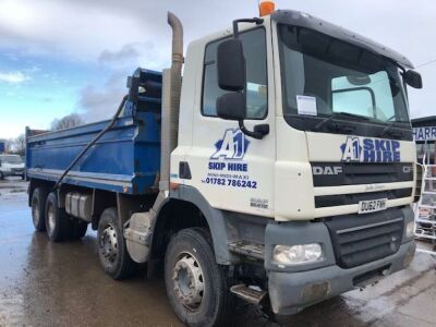 2012 DAF CF85-410 8x4 Steel Body Tipper 