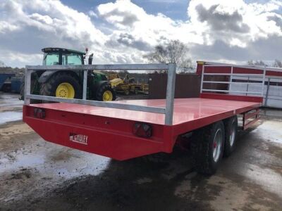 Unused 2021 McCauley A2FB19 Tandem Axle Bale Trailer - 14