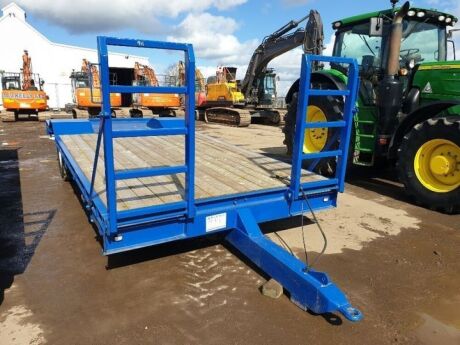 New and Unsed Single Axle Drawbar Agricultural Plant Trailer 