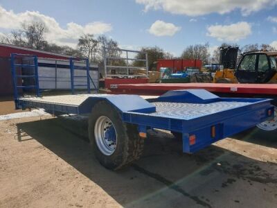 New and Unsed Single Axle Drawbar Agricultural Plant Trailer  - 3