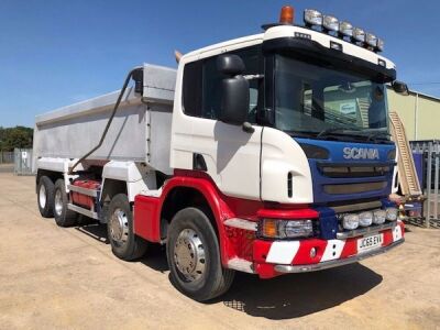 2015 Scania P410 8x4 Alloy Body Aggregate Tipper