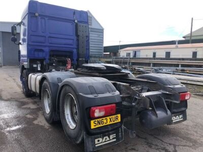 2013 DAF XF 105-510 6x2 80ton Rear Lift Tractor Unit - 4