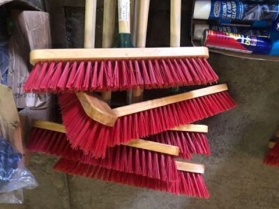 8 Wide Yard Brushes - 2