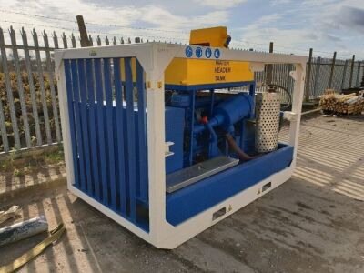20,000 PSI Skid Mounted FRamed Pressure Water Jetting Unit