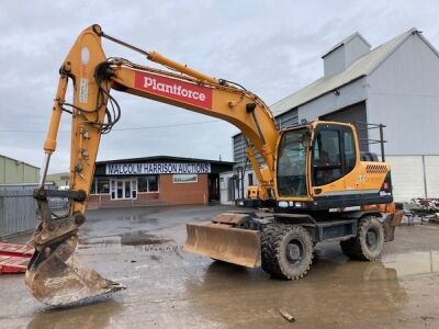 2015 Hyundia R160W-9A Wheeled Excavator