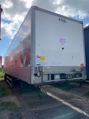 2010 Gray & Adams Tandem Axle Fridge Trailer 